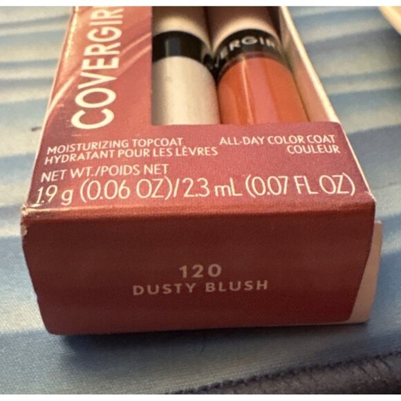 CoverGirl Outlast All-Day New Neutrals 120 Dusty Blush Lip Color & Topcoat - Picture 4 of 5